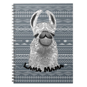 Personalisiert Llama Mama Notizblock
