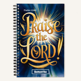 Personalisiert Lob Das Lord Christlich Journal Notizbuch