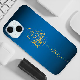 Personalisiert Lotus & Om - Individuelle Name Mini Case-Mate iPhone Hülle