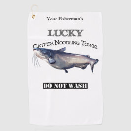 Personalisiert Lucky Catfish Nudelhandtuch Golfhandtuch