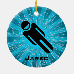 Personalisiert Luge Ornament