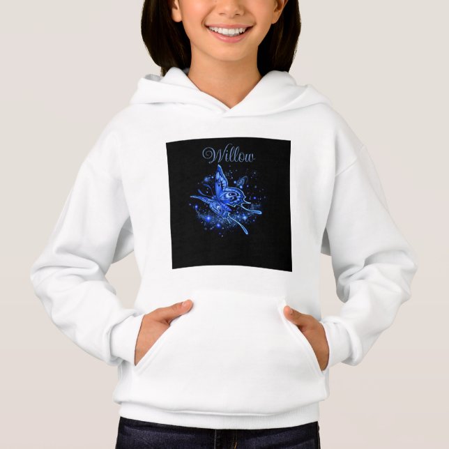 Personalisiert Lunar Moth Hoodie (Vorderseite)