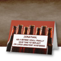Personalisiert! Lustige Bier-Themen-Ruheständlerka