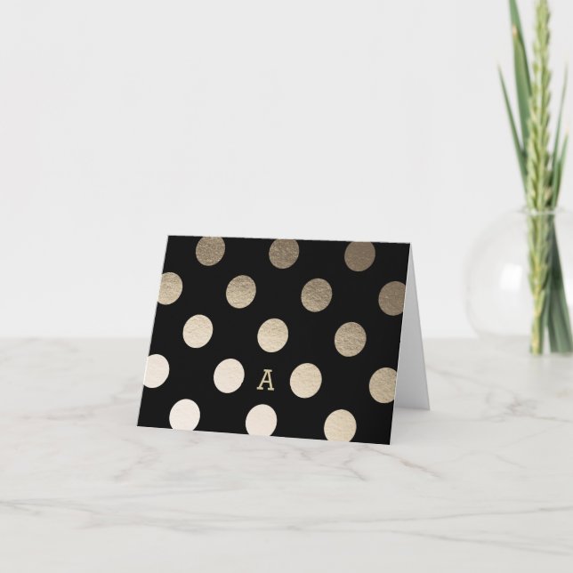 Personalisiert | Luxe Dots Stationery (Vorderseite)