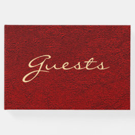 Personalisiert Luxuriöse Royal Velvet Print Gästebuch