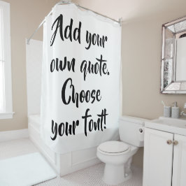 Personalisiert machen duschvorhang