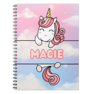 Personalisiert Macie Unicorn Girlie Notebook Notizblock