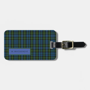 Personalisiert MacKenzie Tartan Mens Gepäck Gepäckanhänger
