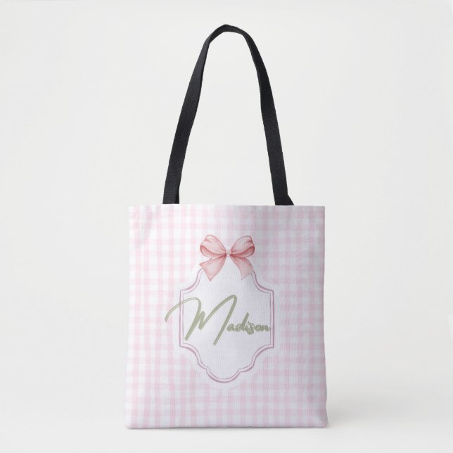 Personalisiert Madison Baby Girl Kinderzimmer Bow& (Vorderseite)