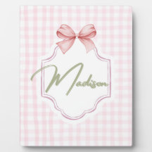 Personalisiert Madison Baby Girl Kinderzimmer Bow&