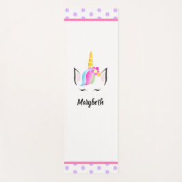 Personalisiert Magical Unicorn Illustration Yogamatte