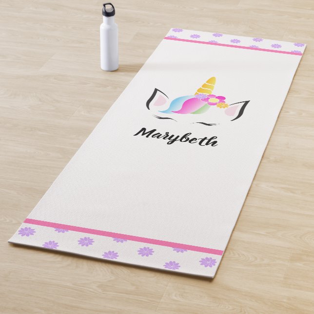 Personalisiert Magical Unicorn Illustration Yogamatte (Beispiel)