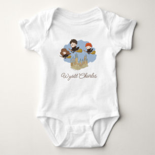 Personalisiert Magische Harry Potter & Hogwarts Baby Strampler