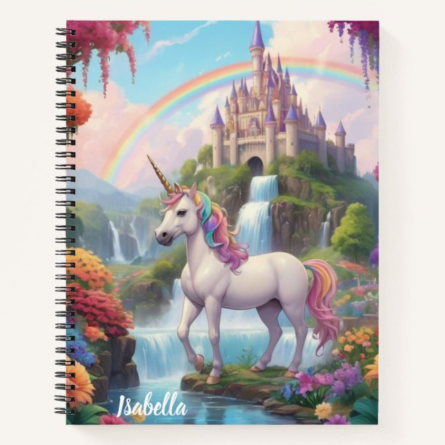 Personalisiert Magische Märchen Notizbuch (Vorderseite)
