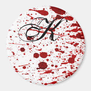 Personalisiert Magnet Blut Spritzer Vampire Gothic