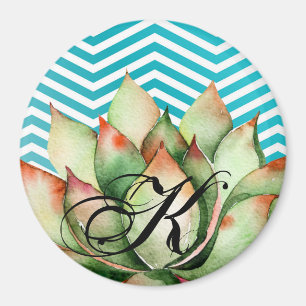 Personalisiert Magnet Boho Cacti Cactus Succulent