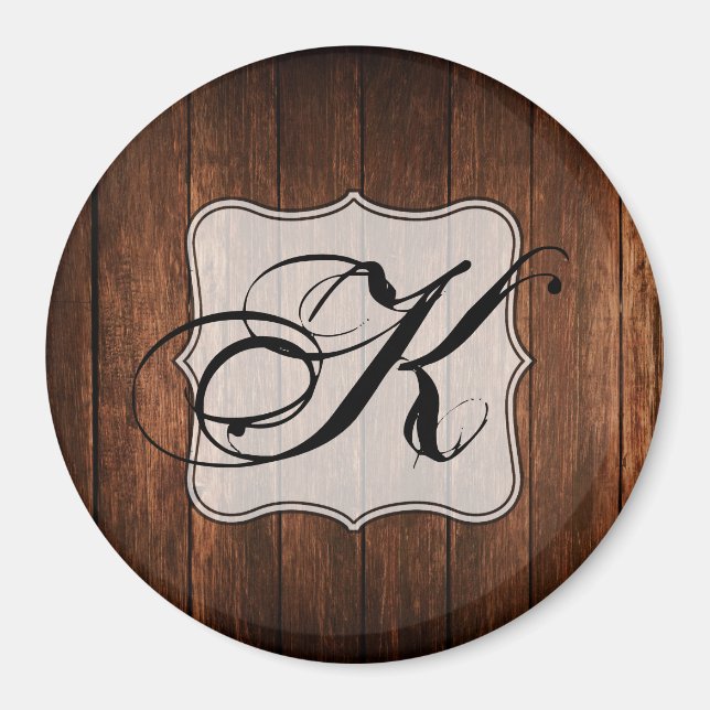 Personalisiert Magnet Stallenwald Land Rustikal (Vorne)