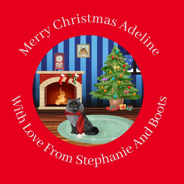 Personalisiert Maine Coon Kitty Cat Geschenkpapier (Von Creator hochgeladen)