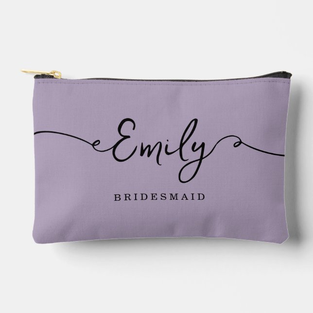 Personalisiert Makeup Bag Bridesmaid Geschenke Zubehörtasche (Vorderseite)
