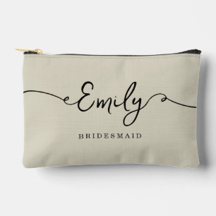 Personalisiert Makeup Bag Bridesmaid Geschenke Zubehörtasche