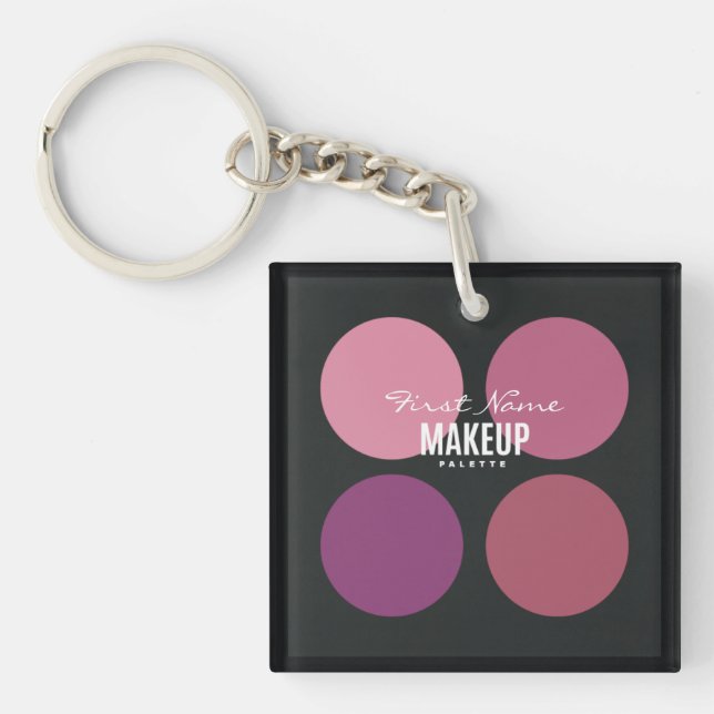 Personalisiert Makeup Palette Geschenkbeutel Beute Schlüsselanhänger (Vorderseite)