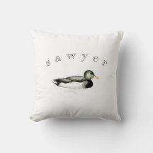 Personalisiert Mallard Duck Throw Kissen