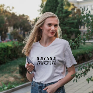Personalisiert Mama Edition Mama Definierte Liebe  Tri-Blend Shirt