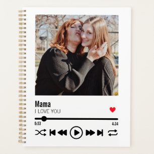 Personalisiert Mama I Liebe You Mother's Day Planer