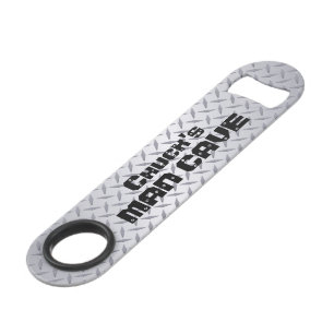 Personalisiert Man Cave Diamond Plate Speed Flaschenöffner