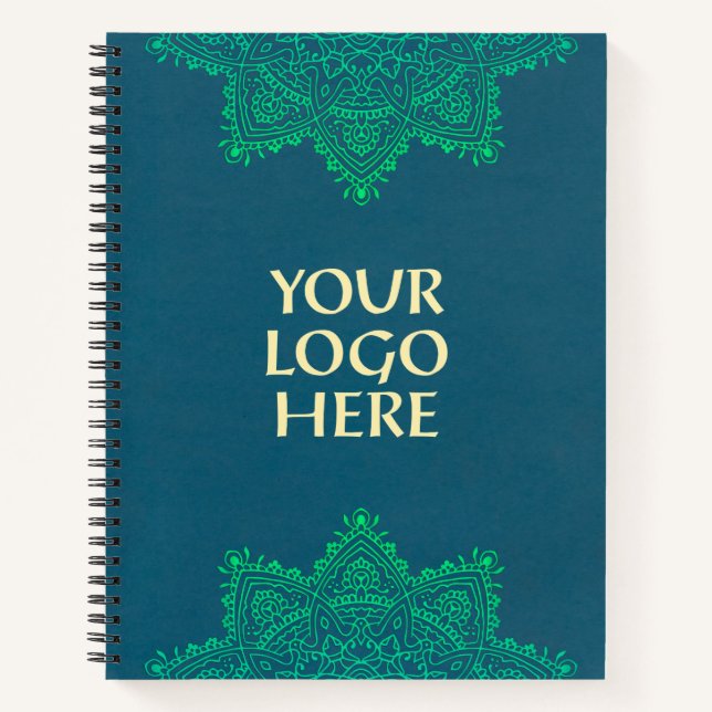 Personalisiert Mandala Meditation Journal Notizbuch (Vorderseite)