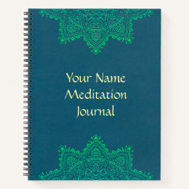 Personalisiert Mandala Meditation Journal Notizbuch