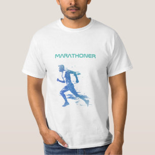 Personalisiert Marathon-Runner-Geschenk T-Shirt