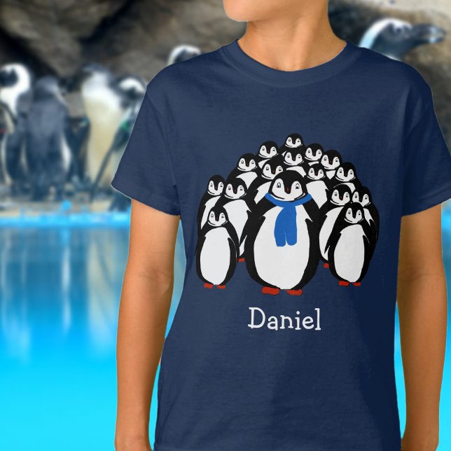 Personalisiert Marching Pinguine T-Shirt (Von Creator hochgeladen)