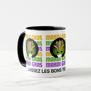 Personalisiert MARDI GRAS Masquerade Afro Tasse