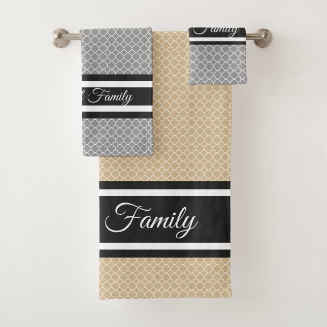 Personalisiert marokkanisch badhandtuch set (Insitu)