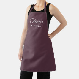 Personalisiert Mauve Kitchen Schürze Geschenk