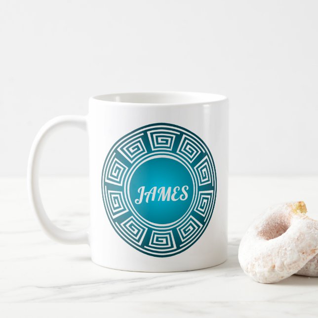 Personalisiert Maya-Symbol Kaffeetasse (Mit Donut)