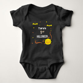 Personalisiert mein 1. Halloween Baby Bodysuit Strampler