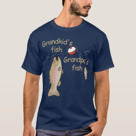 Personalisiert mein Fisch, Grandpas T-Shirt