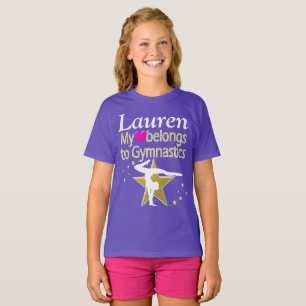PERSONALISIERT MEIN HERZ GEHÖRT ZUM GYMNASTIK-T-SH T-Shirt