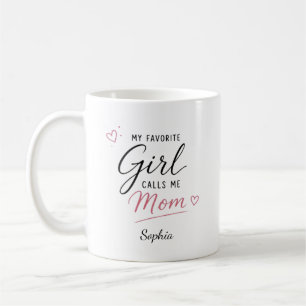 Personalisiert: Mein Lieblingsmädchen nennt mich M Kaffeetasse