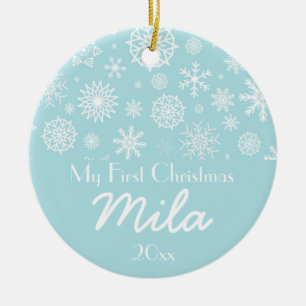 Personalisiert meine erste keramikornament