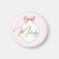 Personalisiert Melody Baby Girl Kinderzimmer Bow&G