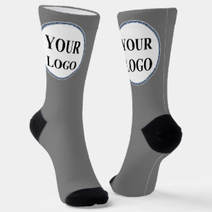 Personalisiert Men gibt Schwarz-Weiß-LOGO Socken