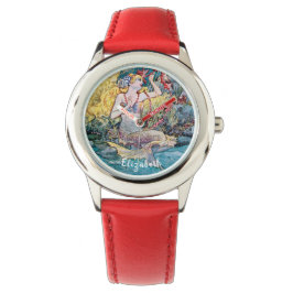 Personalisiert Mermaid Armbanduhr