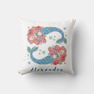 Personalisiert Mermaid Cushion Kissen