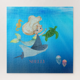 Personalisiert Mermaid Puzzle