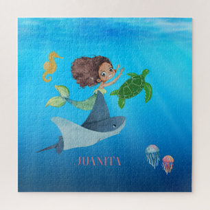 Personalisiert Mermaid Puzzle