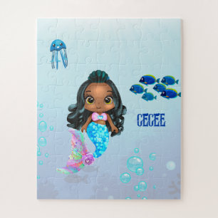 Personalisiert Mermaid Puzzle