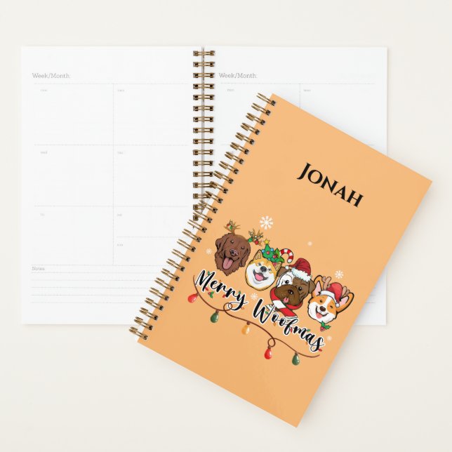 Personalisiert Meroofmas Typografy Planner Planer (Anzeige)